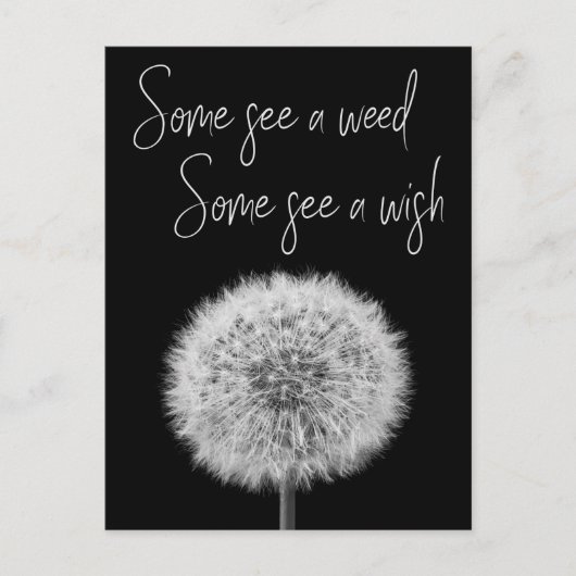 前向き考え引用文やる気を起こさせる ポストカード (正面)