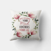 前向き考え引用文感動的 やる気を起こさせる クッション (裏面)