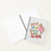 前向き考えs – 花を選ぶ ノートブック (内部)