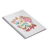 前向き考えs – 花を選ぶ ノートブック (右側)