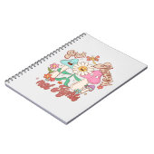 前向き考えs – 花を選ぶ ノートブック (左側)