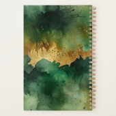 前向き肯定パーソナライズされたプランナー プランナー手帳 (裏面)