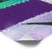 前向き肯定レインボーストライプル ポスター (コーナー)