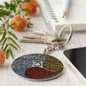 前向き肯定 キーホルダー (側面)