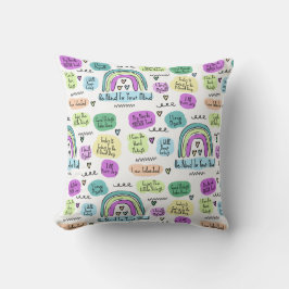 前向き肯定 クッション