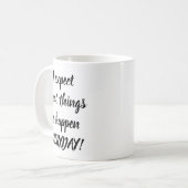 前向き肯定 コーヒーマグカップ (正面左)