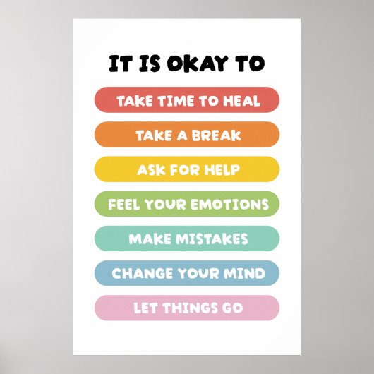 前向き肯定 ポスター (正面)