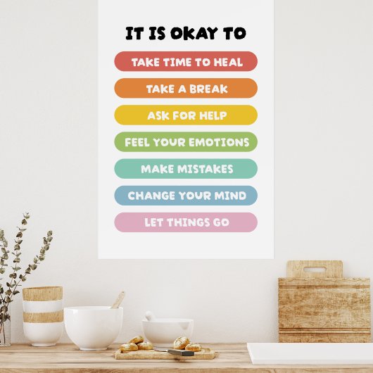 前向き肯定 ポスター (キッチン)