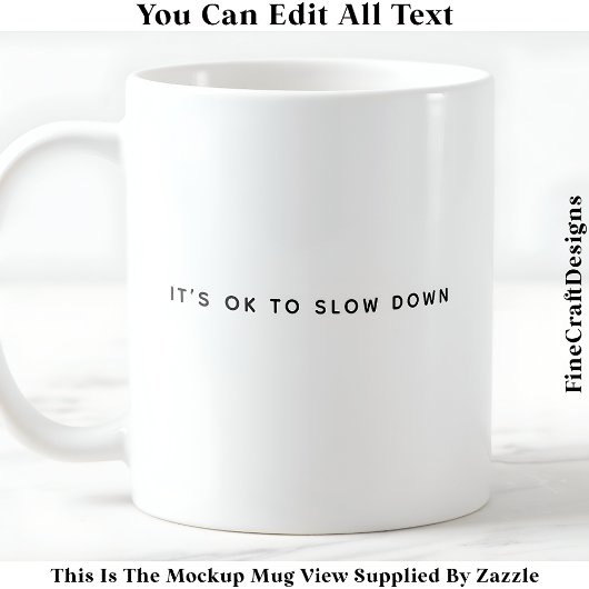 前向き肯定&マインドフルリビング049引用文 コーヒーマグカップ