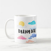 前向き肯定 | 大きな夢を見る | マグカスタマイズ コーヒーマグカップ (左)