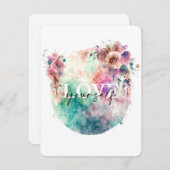 前向き肯定 – 自分自身を愛 シーズンカード (正面/裏面)