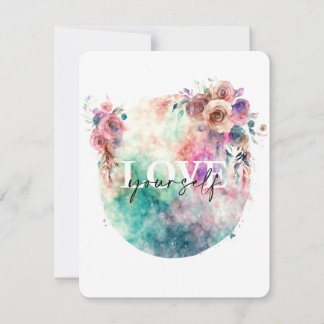 前向き肯定 – 自分自身を愛 シーズンカード