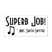 「前向き見事な仕事！」 フィードバックのスタンプ ラバースタンプ (インプリント)