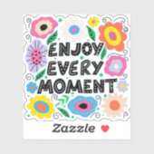 前向き&やる気を起こさせる引用文 シール (シート)