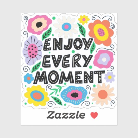 前向き&やる気を起こさせる引用文 シール (シート)