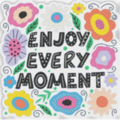 前向き&やる気を起こさせる引用文 シール (正面)