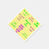 前向き スタンダードカクテルナプキン (角)