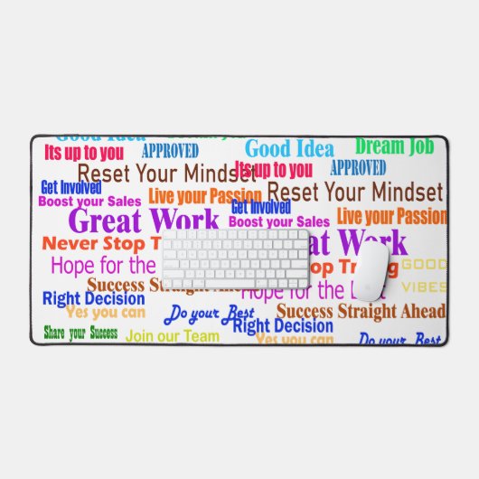 前向き デスクマット (キーボード&マウス)