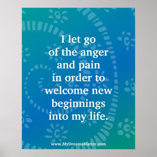 前向きForgiveness Anger Managementの確認 ポスター (正面)