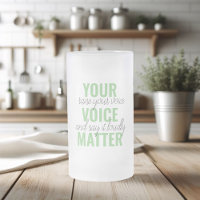 前向きGreen Your Voice Matterモチベーション引用文