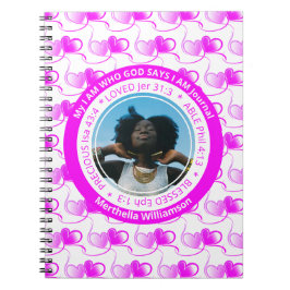 前向きI AM Christian Journal ノートブック