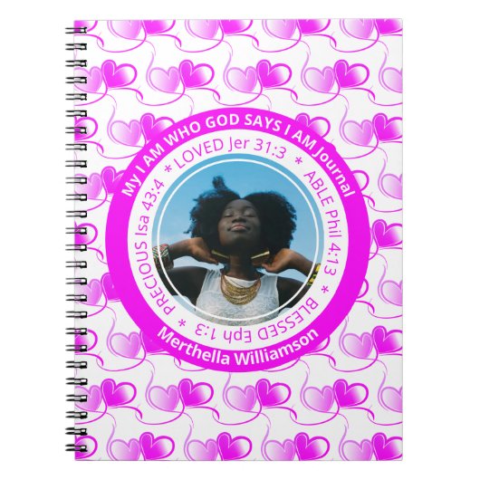 前向きI AM Christian Journal ノートブック (正面)