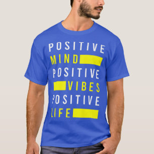 前向きMind Vibes Life Positive視覚化 Tシャツ