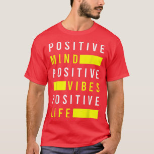 前向きMind Vibes Life Positive視覚化 Tシャツ