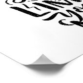 前向きVibes – あなたの唯一の限界はあなたの心である ポスター (角)