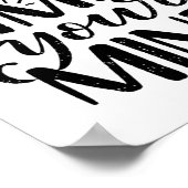 前向きVibes – あなたの唯一の限界はあなたの心である ポスター (角)
