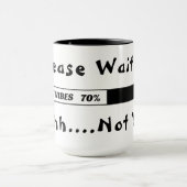 "前向きVibes"読み込みバー" Mag マグカップ (中央)