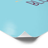 前向きWords Kids 感動的 Wall Art Poster ポスター (コーナー)