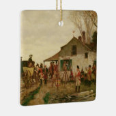 前哨を渡すこと セラミックオーナメント (右)