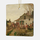 前哨を渡すこと セラミックオーナメント (左)