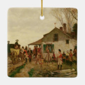 前哨を渡すこと セラミックオーナメント (裏面)