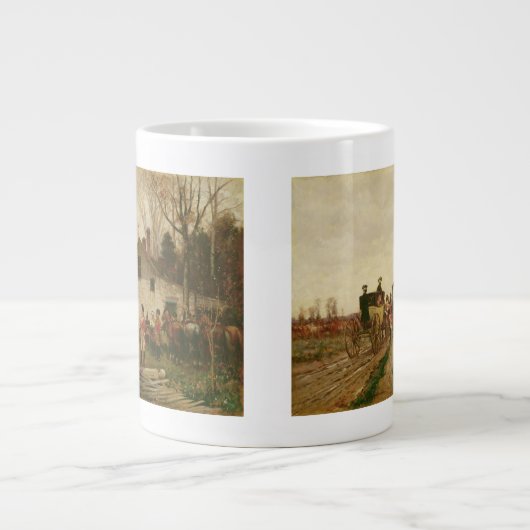 前哨を通過 ジャンボコーヒーマグカップ (正面)