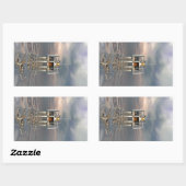 前哨 長方形シール (シート)