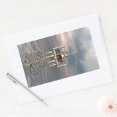 前哨 長方形シール (封筒)