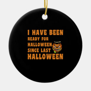 前回のハロウィンからもうハロウィンの準備はできています セラミックオーナメント
