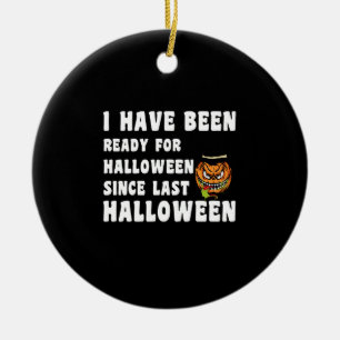 前回のハロウィンからもうハロウィンの準備はできています セラミックオーナメント