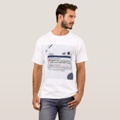 前回のメール参照 ユーモア オフィス 引用符 Tシャツ (正面フル)