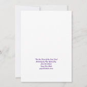 前回の初めではない 招待状 (裏面)