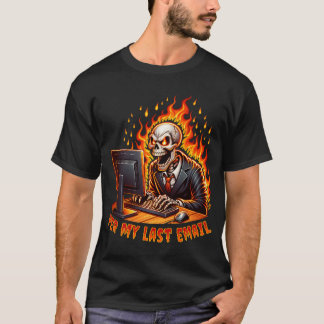 前回の電子メールに対して Tシャツ