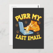 前回の電子メールを削除 ポストカード (正面/裏面)