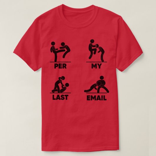 前回の電子メールミームあたり2 Tシャツ (デザイン正面)
