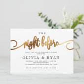 前夜のゴールド招待状 招待状 (スタンド正面)