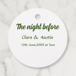 前夜のシンプルでミニマルな食事 フェイバータグ