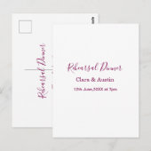 前夜のシンプルでミニマルな食事 ポストカード (正面/裏面)