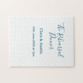 前夜のシンプルな食事会 ジグソーパズル (横)