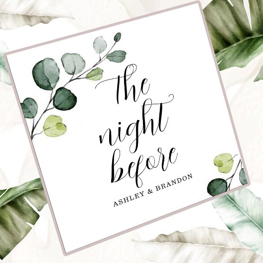 前夜のナプキン ミニマル スタンダードカクテルナプキン